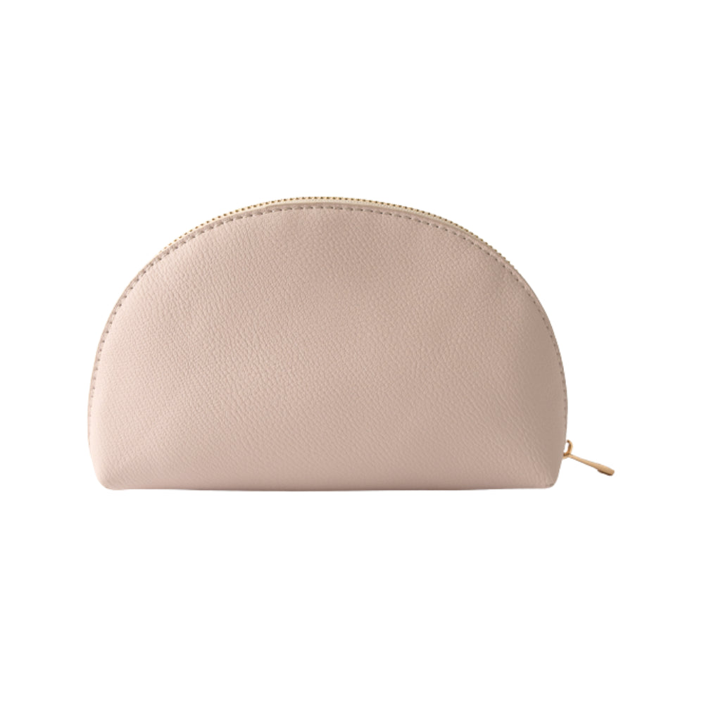 Belle Collection Dome Makeup Bag Small - TAUPE